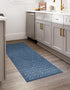 Garden Lattice Charm Collection Area Rug - Arbor (Navy Blue)