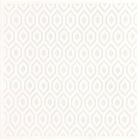 Garden Lattice Charm Collection Area Rug - Arbor (Ivory)