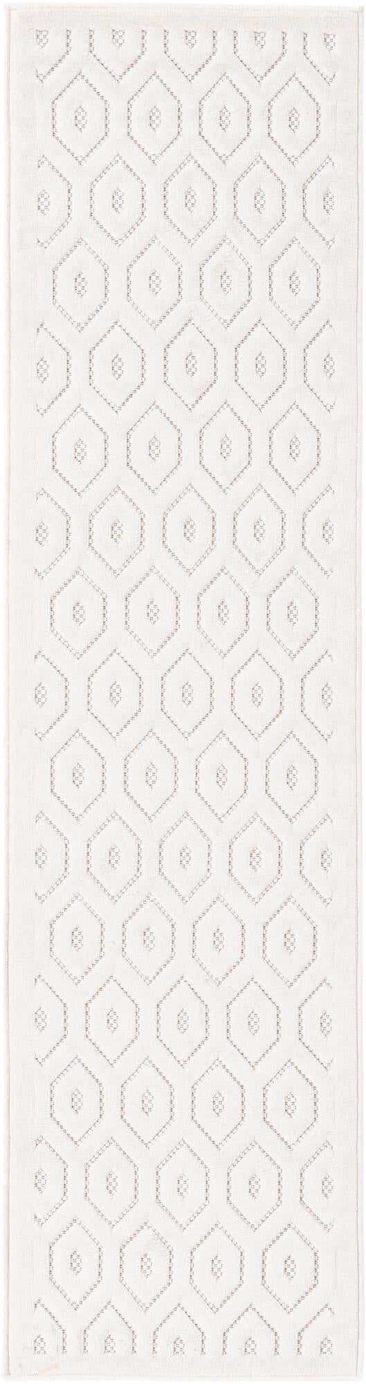 Garden Lattice Charm Collection Area Rug - Arbor (Ivory)