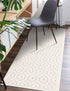 Garden Lattice Charm Collection Area Rug - Arbor (Ivory)