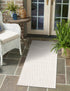 Garden Lattice Charm Collection Area Rug - Arbor (Ivory)