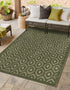 Garden Lattice Charm Collection Area Rug - Arbor (Green)