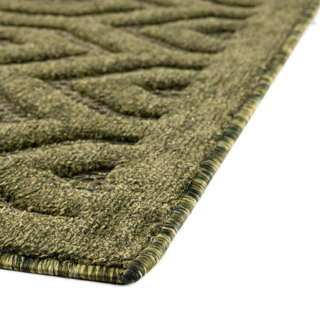 Garden Lattice Charm Collection Area Rug - Arbor (Green)