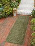 Garden Lattice Charm Collection Area Rug - Arbor (Green)