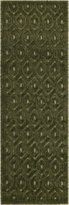 Garden Lattice Charm Collection Area Rug - Arbor (Green) Runner Green  lifestyle 20