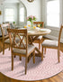 Garden Lattice Charm Collection Area Rug - Arbor (Pink)