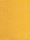 Garden Lattice Charm Collection Area Rug - Arbor (Yellow) Rectangle Yellow Main