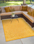 Garden Lattice Charm Collection Area Rug - Arbor (Yellow)