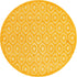 Garden Lattice Charm Collection Area Rug - Arbor (Yellow)