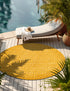 Garden Lattice Charm Collection Area Rug - Arbor (Yellow)