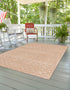 Garden Lattice Charm Collection Area Rug -  Pergola (Beige)