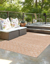 Garden Lattice Charm Collection Area Rug -  Pergola (Beige) Rectangle Beige  lifestyle 10