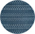 Garden Lattice Charm Collection Area Rug -  Pergola (Navy Blue)