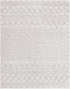 Garden Lattice Charm Collection Area Rug -  Pergola (Grey)