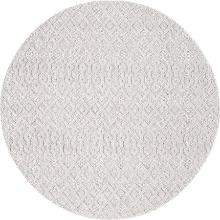 Garden Lattice Charm Collection Area Rug -  Pergola (Grey)