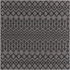 Garden Lattice Charm Collection Area Rug -  Pergola (Charcoal) Square Charcoal  lifestyle 17