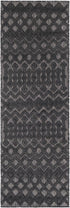 Garden Lattice Charm Collection Area Rug -  Pergola (Charcoal)