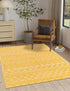 Garden Lattice Charm Collection Area Rug -  Pergola (Yellow)