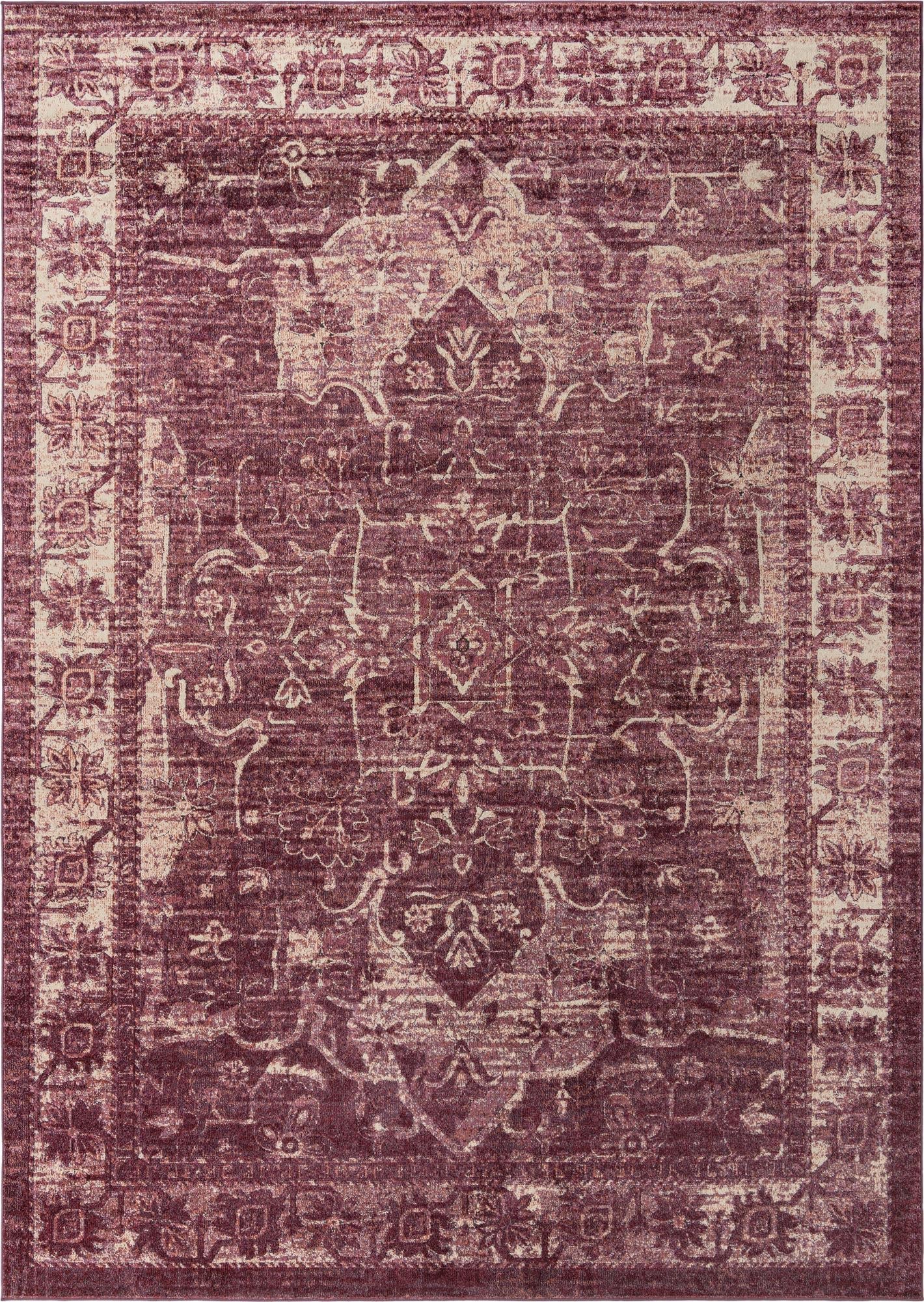 Savannah Soiree Collection Area Rug -  Everglade (Purple)