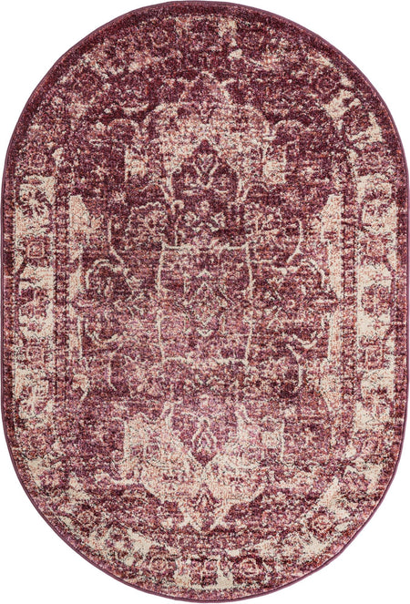 Savannah Soiree Collection Area Rug -  Everglade (Purple)