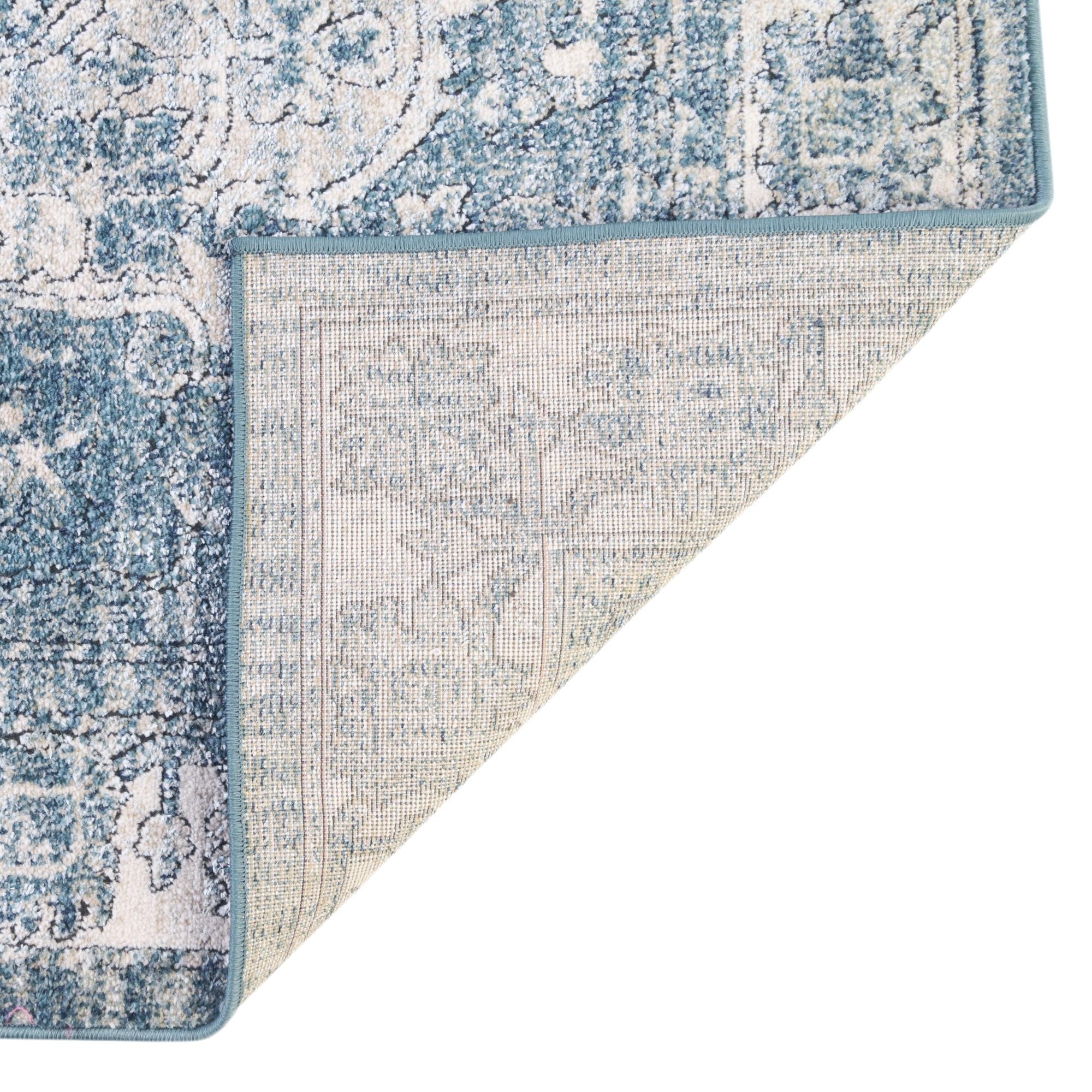 Savannah Soiree Collection Area Rug -  Everglade (Blue)