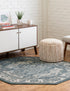 Savannah Soiree Collection Area Rug -  Everglade (Blue)