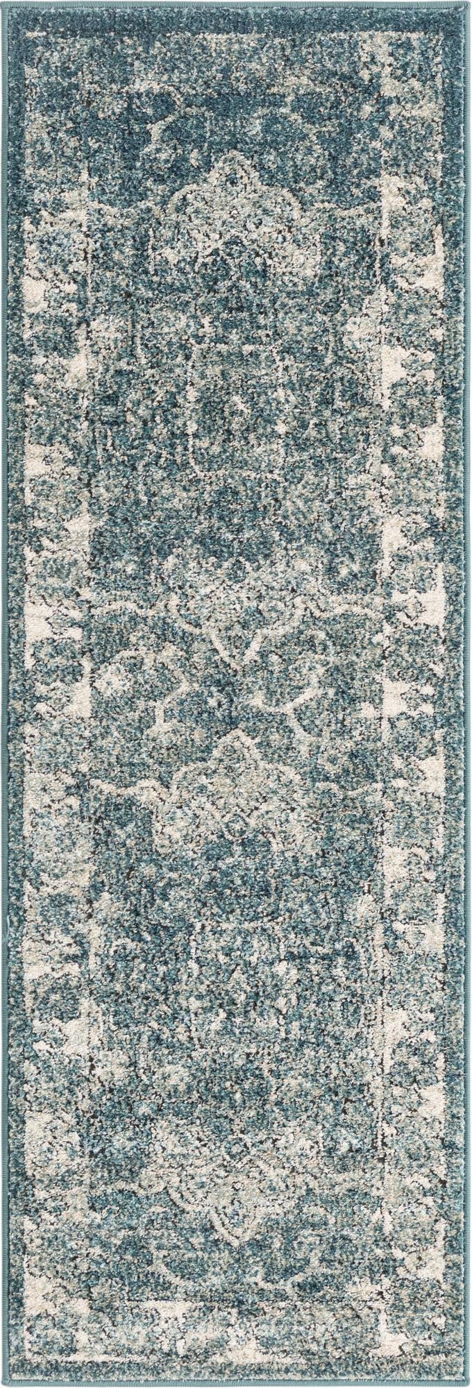 Savannah Soiree Collection Area Rug -  Everglade (Blue)