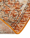 Savannah Soiree Collection Area Rug -  Everglade (Rust Red) Round Rust Red  lifestyle 45