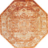 Savannah Soiree Collection Area Rug -  Everglade (Rust Red) Octagon Rust Red  lifestyle 17