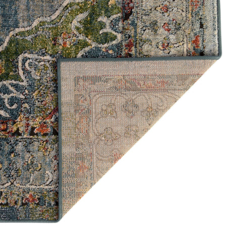 Savannah Soiree Collection Area Rug - Serengeti (Blue)