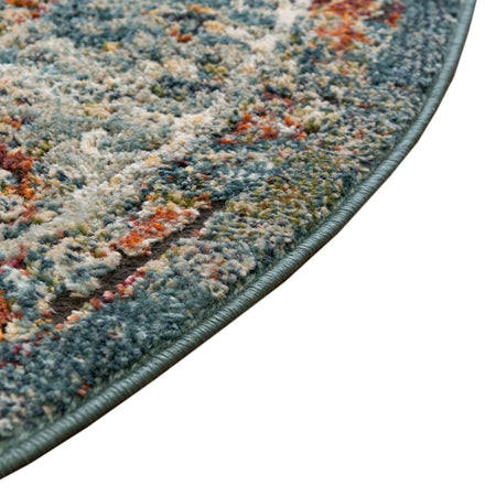 Savannah Soiree Collection Area Rug - Serengeti (Blue)