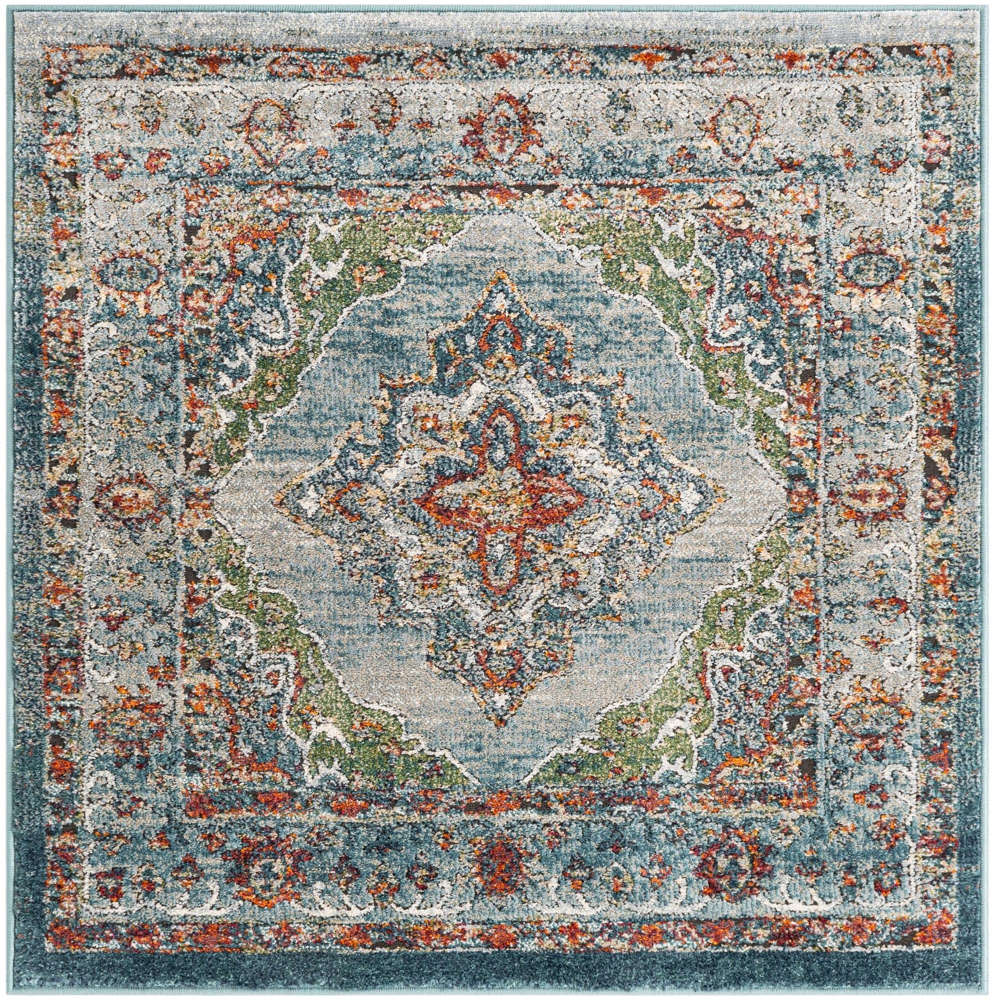 Savannah Soiree Collection Area Rug - Serengeti (Blue)