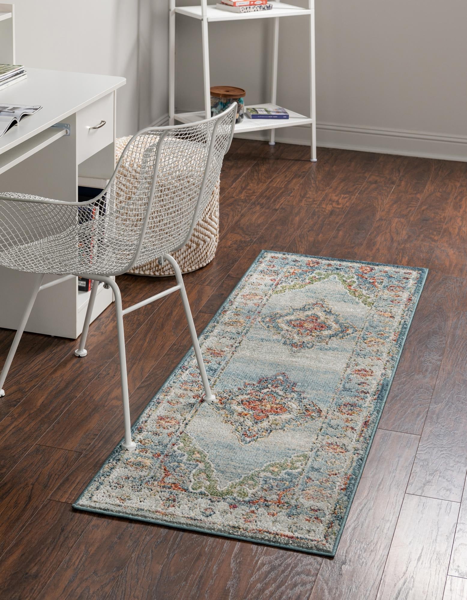 Savannah Soiree Collection Area Rug - Serengeti (Blue)