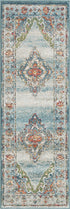 Savannah Soiree Collection Area Rug - Serengeti (Blue)