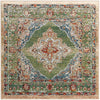 Savannah Soiree Collection Area Rug - Serengeti (Green) Square Green  lifestyle 16