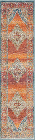 Savannah Soiree Collection Area Rug - Serengeti (Rust Red)