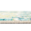 Oceanview Gardens Collection Area Rug -  Cove Oval Blue  lifestyle 28