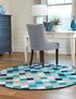 Oceanview Gardens Collection Area Rug -  Harbor