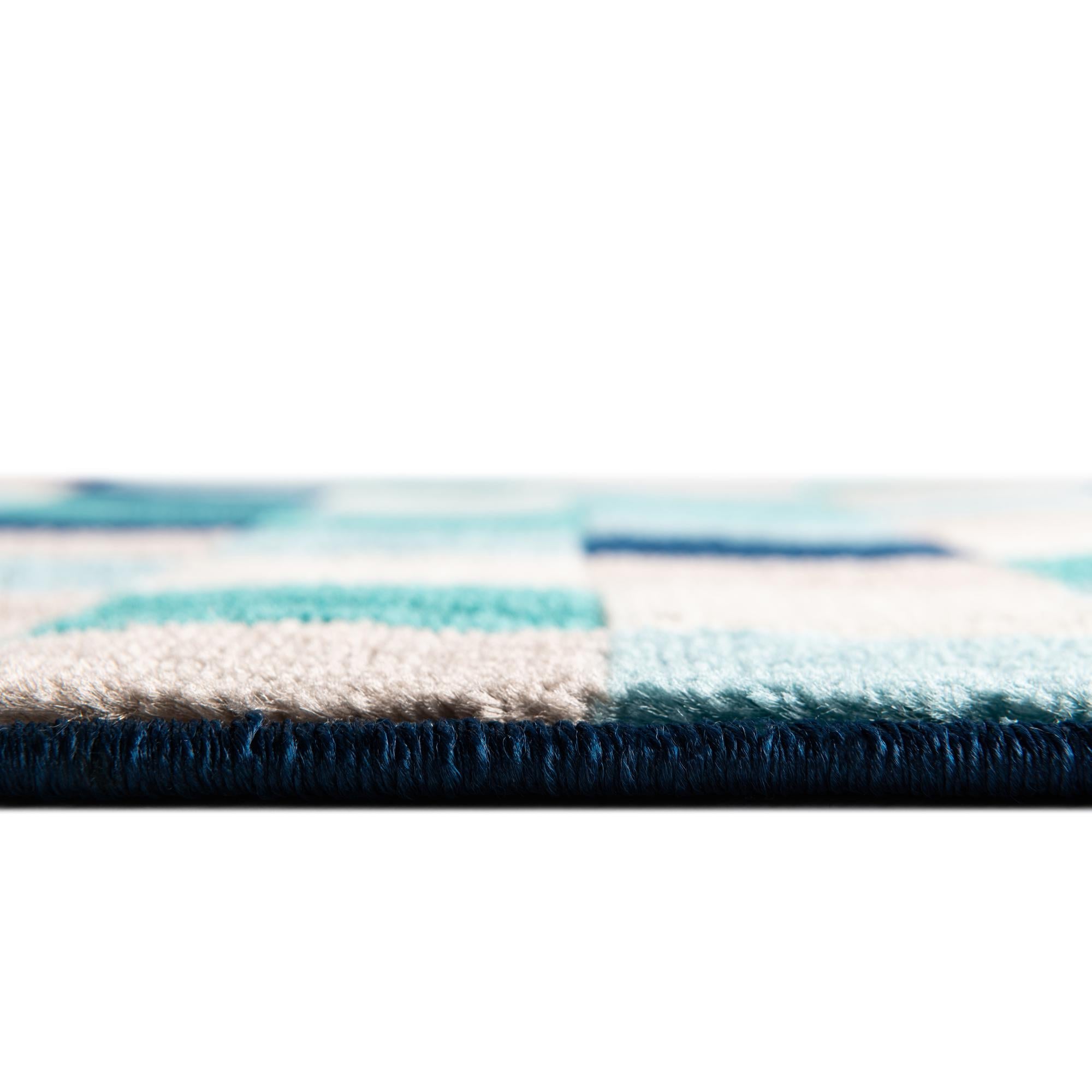 Oceanview Gardens Collection Area Rug -  Harbor