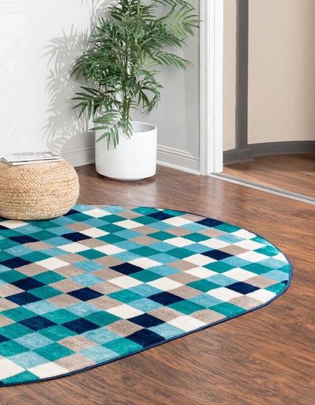 Oceanview Gardens Collection Area Rug -  Harbor