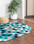 Oceanview Gardens Collection Area Rug -  Harbor