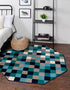 Oceanview Gardens Collection Area Rug -  Harbor