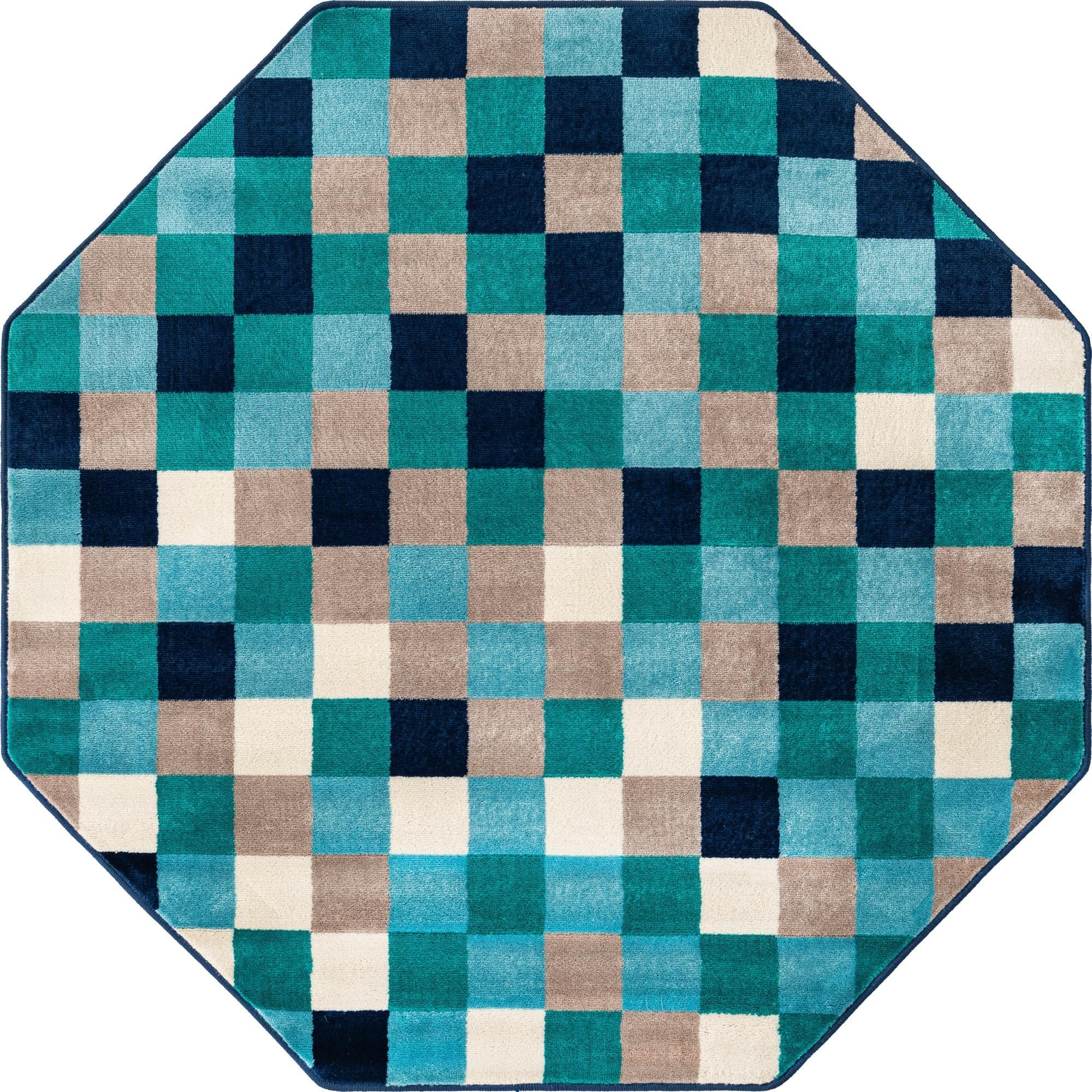 Oceanview Gardens Collection Area Rug -  Harbor