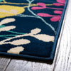 Oceanview Gardens Collection Area Rug -  Tidepool Rectangle Navy Blue  lifestyle 18