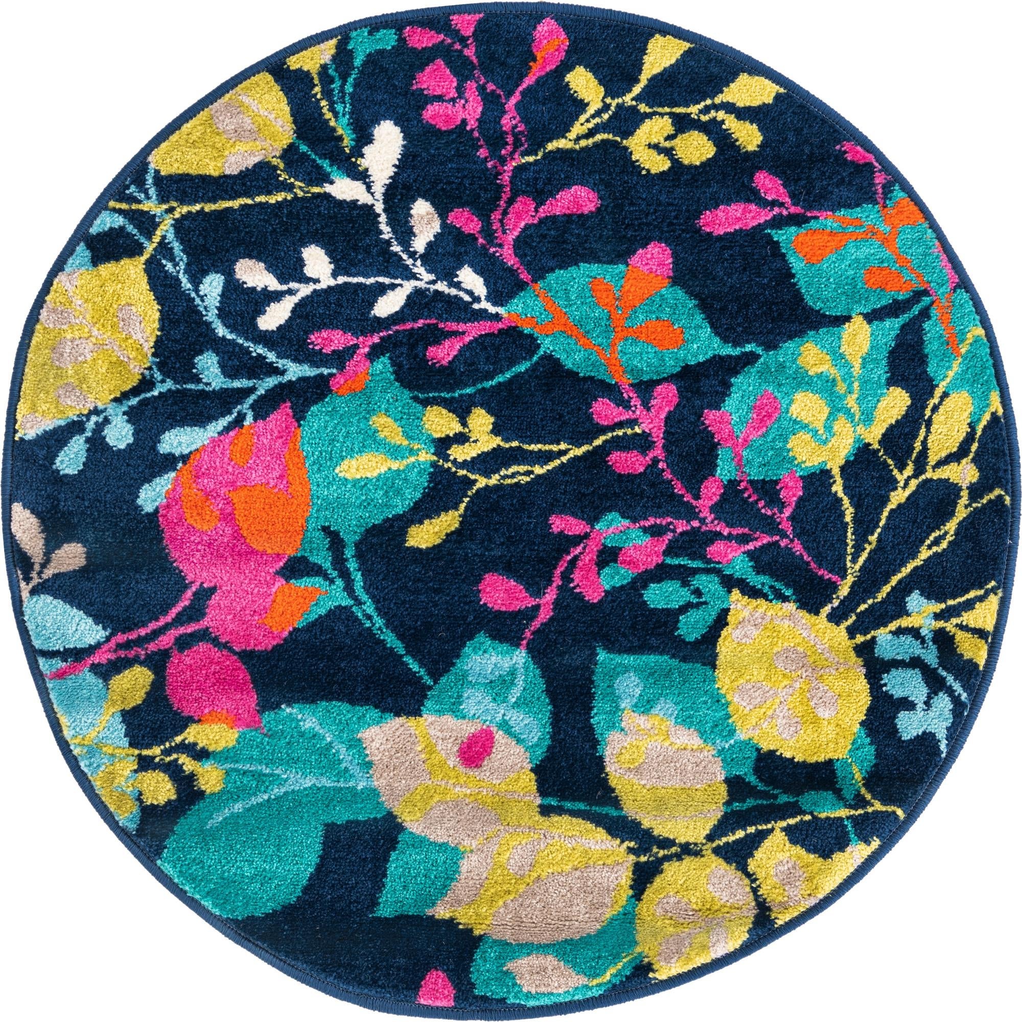 Oceanview Gardens Collection Area Rug -  Tidepool