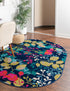 Oceanview Gardens Collection Area Rug -  Tidepool