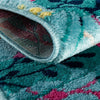 Oceanview Gardens Collection Area Rug -  Tidepool Runner Aqua  lifestyle 78