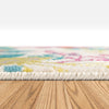 Oceanview Gardens Collection Area Rug -  Tidepool Rectangle Ivory  lifestyle 7