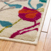 Oceanview Gardens Collection Area Rug -  Tidepool Rectangle Ivory  lifestyle 9