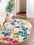 Oceanview Gardens Collection Area Rug -  Tidepool